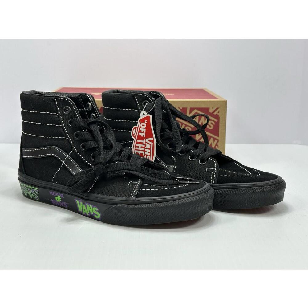 Vans - SK8-Hi - 'Live At HOV' Blackout - Black US Men’s 4.5 US Women 6.0 NIB